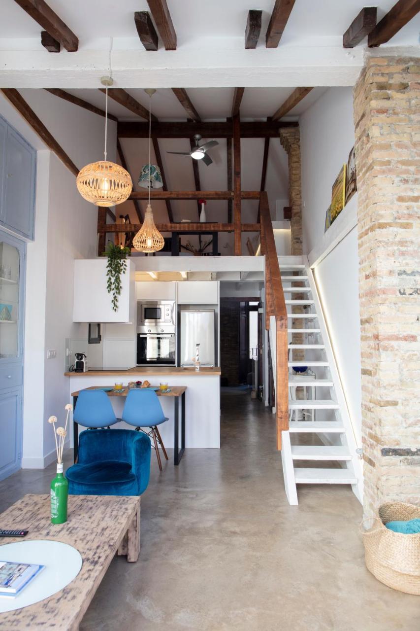 Florit Flats - Charming Apartment With Interior Terrace In Cabanyal Near The Beach Valencia Ngoại thất bức ảnh